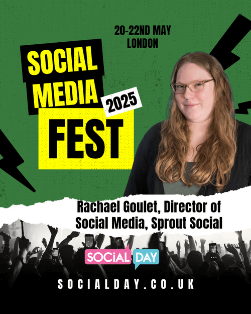 Rachel Goulet spoke at this year's SocialDay event for Sprout