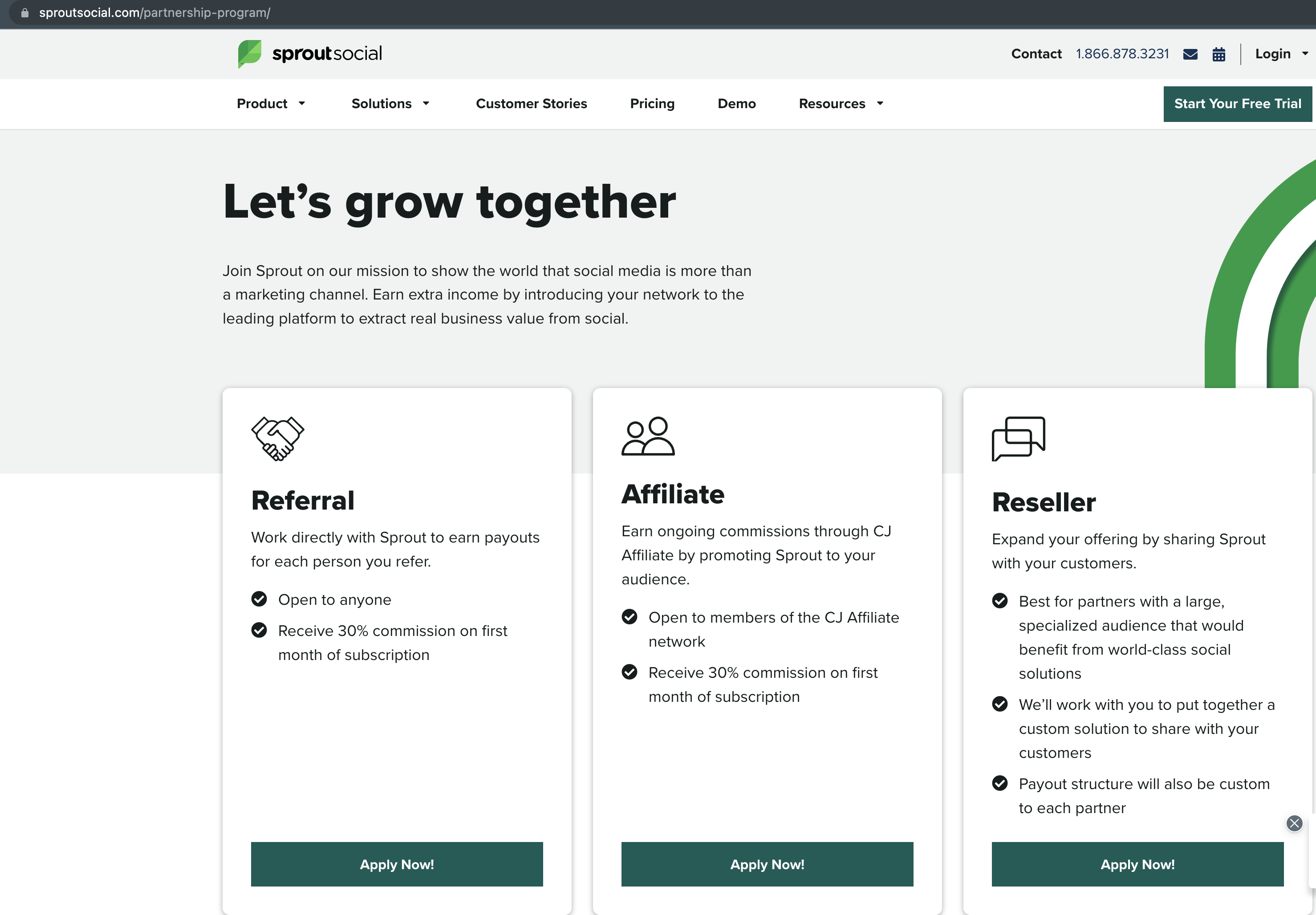 Sprout referral program